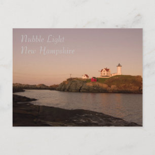 Luz do Nubble, cartão de York,    Maine