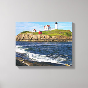 Luz do Nubble, impressão das canvas de Neddick