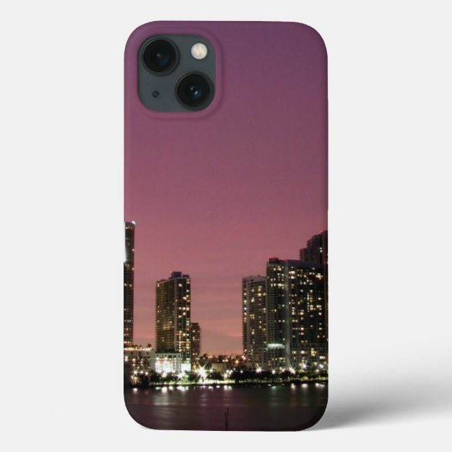 Luz do por do sol sobre Miami após uma tempestade (Verso)