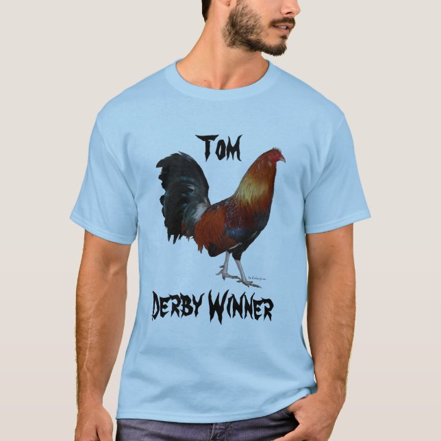 Luz do t-shirt de Tom - azul (Frente)