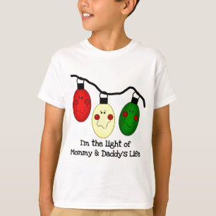 Luz dos Camisetas de Mamãe e Pai