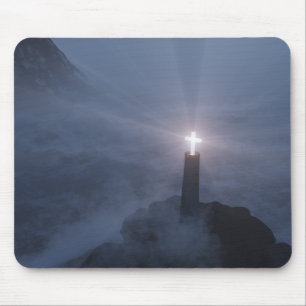 Luz e salvação Mousepad