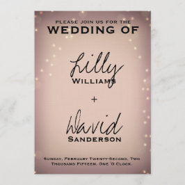Luz Escura - Convite Personalizável de Casamento