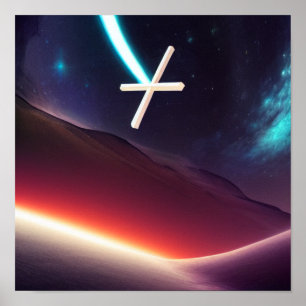 Luz na Poster da natureza