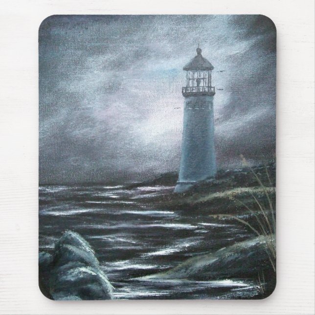 Luz na tempestade Mousepad (Frente)