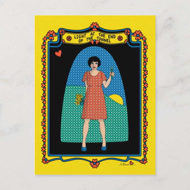 Luz No Fim Do Túnel_B_ Cartão Postal (Frente)