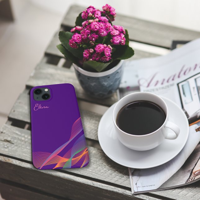 Luz rosa púrpura, elegante e colorida (Criador carregado)