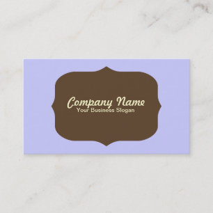 Luz - vintage azul/tipo retro cartão de visita do