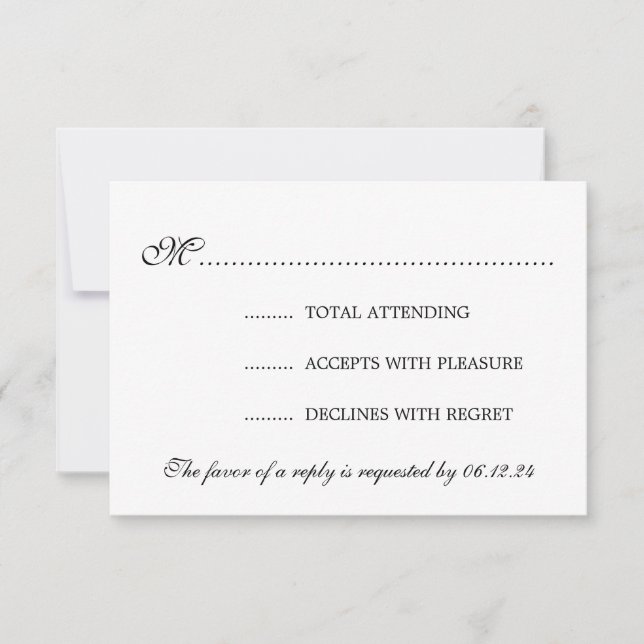 Luzes de Cordas de Turquesa RSVP de Casamento Eleg (Frente)