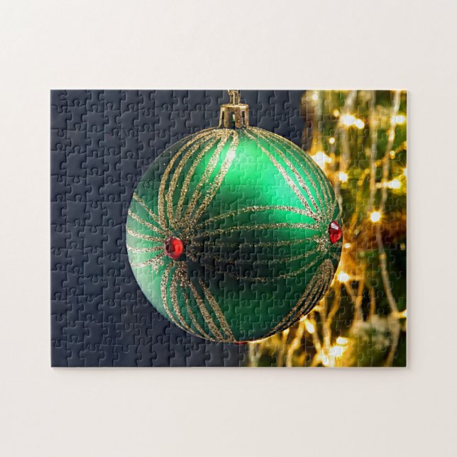 Luzes de Enfeite de Natal Bokeh Quebra-Cabeça (Horizontal)