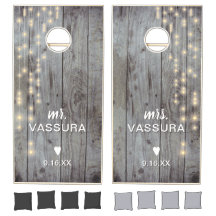 Luzes de Madeira Rústica Casamento Personalizado