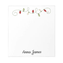 Luzes de Natal | Bloco de notas