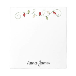 Luzes de Natal | Bloco de notas