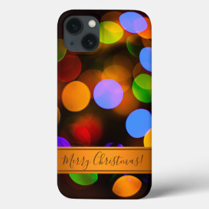 Luzes de Natal multicoloridas. Adicionar Texto ou