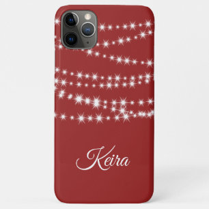 Luzes de Natal personalizadas na capas de iphone v