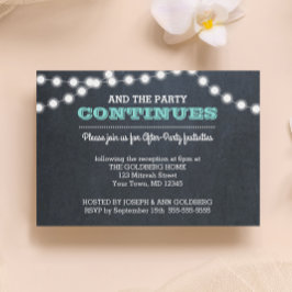 Luzes de quadro chato após placa de Convite de fes