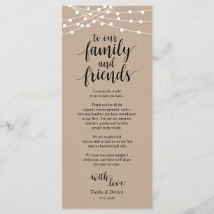 Luzes de sequência, Cartões de agradecimentos de d