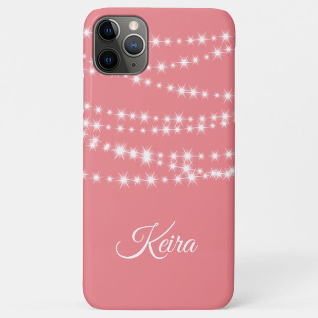 Luzes de string personalizadas na capas de iphone  (Verso)