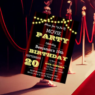 Luzes de Teatro Amarelas Convite para Todas as Oca