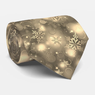 Luzes e flocos de neve, Sepia - gravatas do Natal,