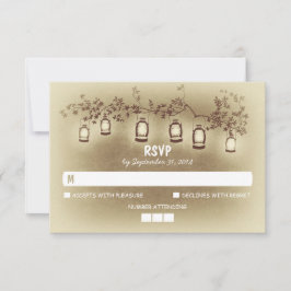 Luzes noturnas - Placa RSVP de Casamento Russo dos