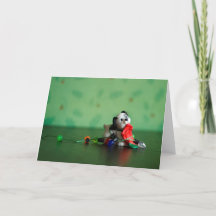 Luzes, Parada, Ação! Cartão de Natal