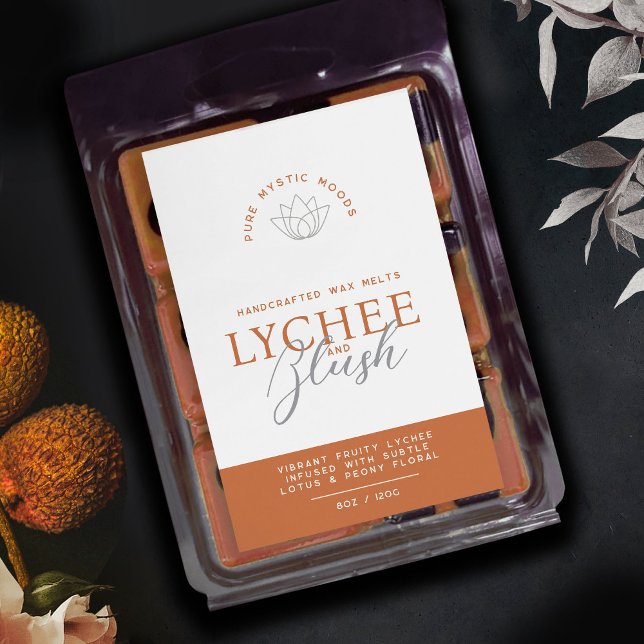 Lychee Blush Cera de laranja queimada derrete o ró (Criador carregado)