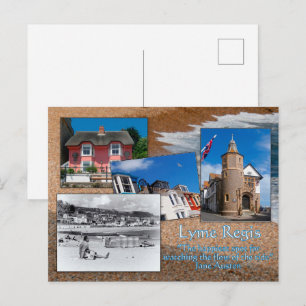 Lyme Regis, um cartão postal de...