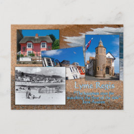 Lyme Regis, um cartão postal de...