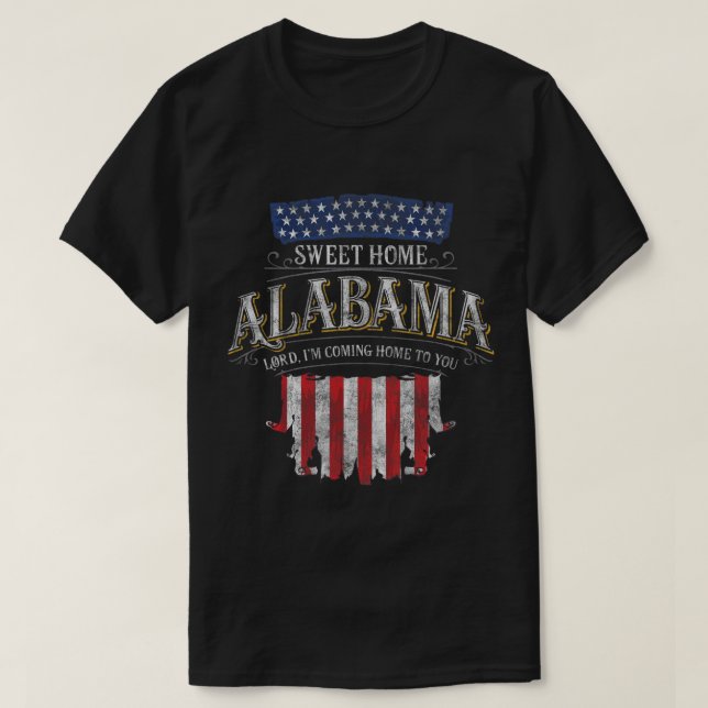 LyricVerse - Doce Camiseta do Alabama em casa (Frente do Design)