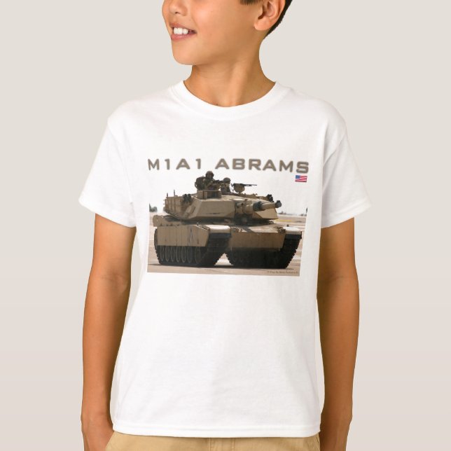 M1A1 Abrams Tank T-shirt (Frente)