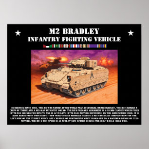 M2 Bradley Veículo de Combate à Infância Poster