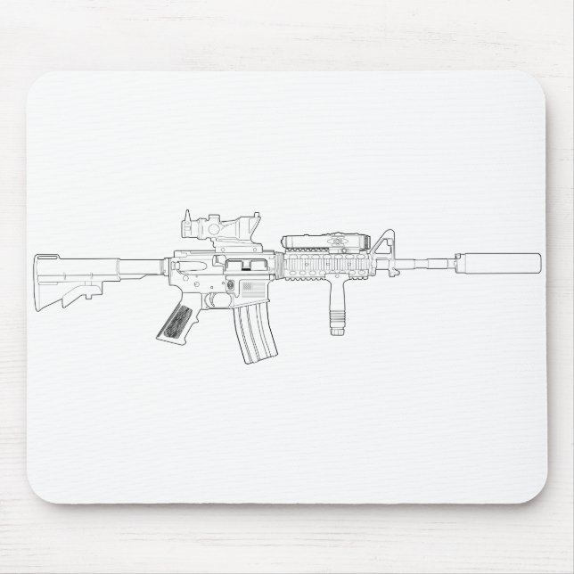 M4 SOPMOD Mousepad (Frente)
