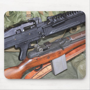 M60 & M14 de lado a lado Mousepad