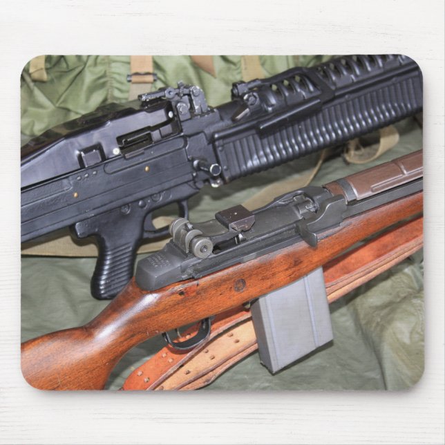 M60 & M14 de lado a lado Mousepad (Frente)