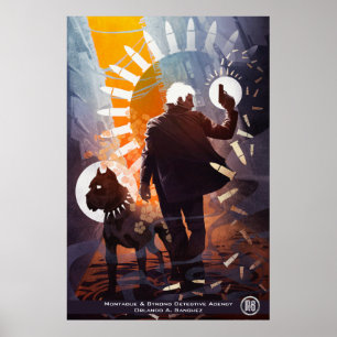 M&S Simon & Peaches Poster - Arte de Galen Dara
