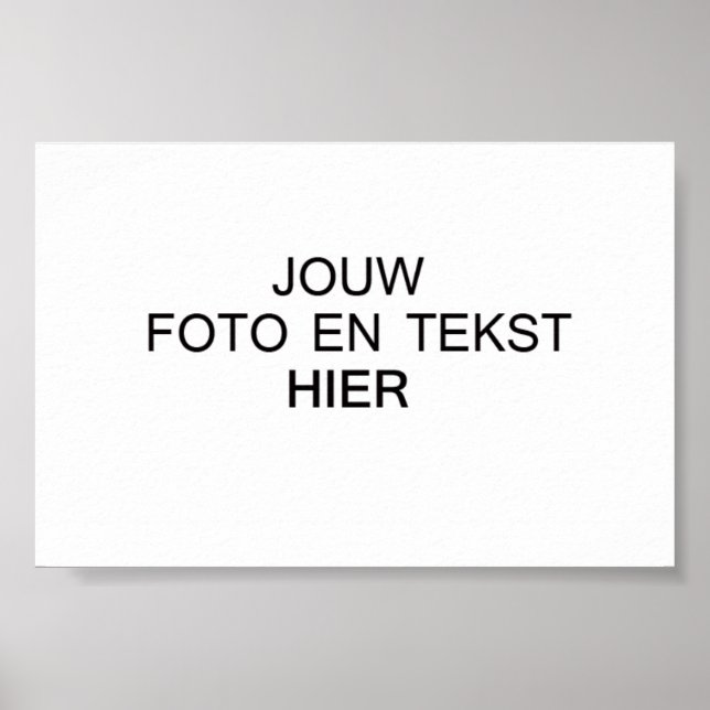Maak je eigen Poster (Frente)