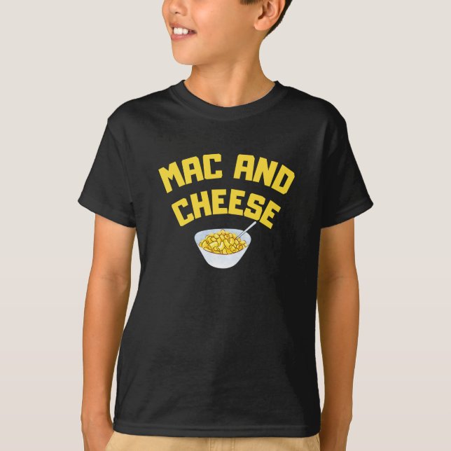 Mac And Cheese | Macarrão Com Queijo Camiseta (Frente)
