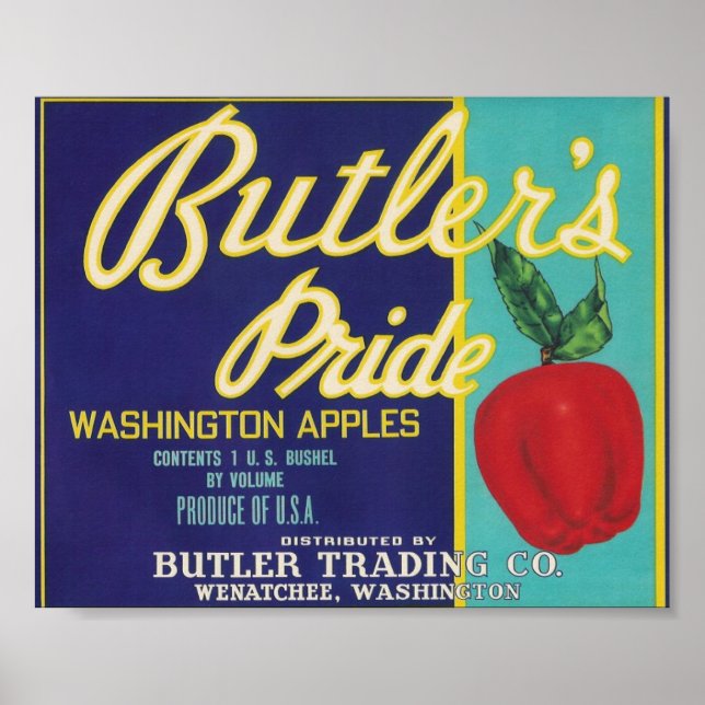 Maçã do orgulho de Butler poster (Frente)