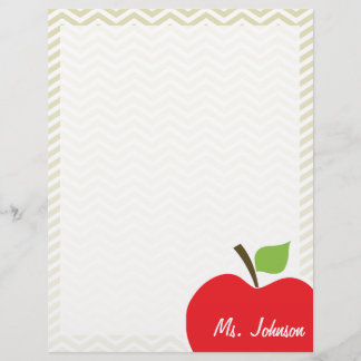 Maçã em Beige Chevron; zag