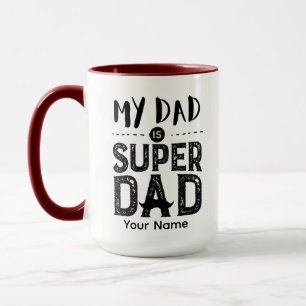 Maçã Vermelha Meu Pai É A Xícara De Café Super Pai