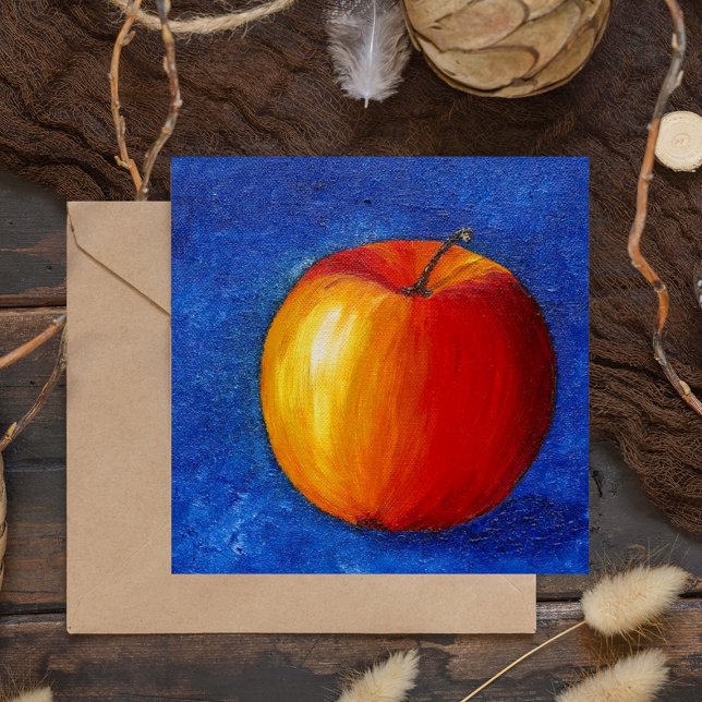 Maçã Vermelha - Pintura de Vida Estática (Criador carregado)