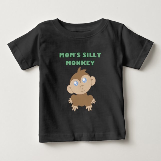 Macaco bobo -  de camiseta Baby Fine Jersey (Frente)