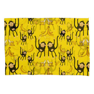 Macaco Cinto E Impressão De Banana