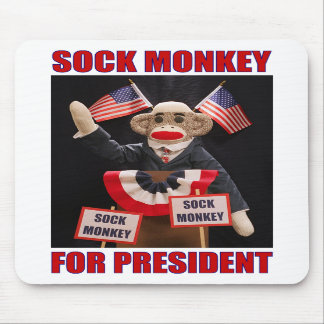 Macaco da peúga para o presidente Mousepad