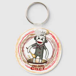 Macaco de Meia Chefe porta-chaves