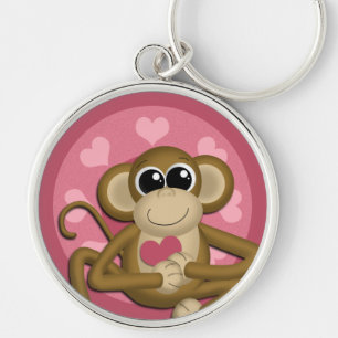 Macaco do amor: Chaveiro superior