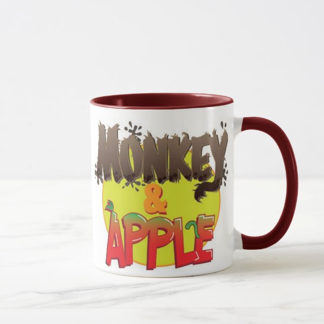 Macaco e caneca de Apple (Direita)