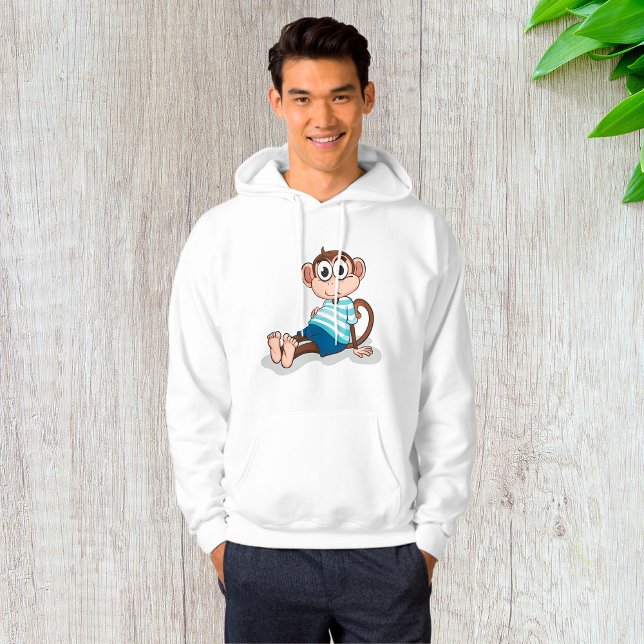 Macaco Fofo de Camisa Listrada Azul e Shorts (Criador carregado)