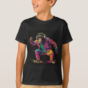 Macaco Freak Imprimido Camisa